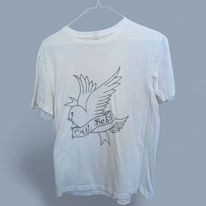 LIL PEEP CRYBABY Logo Replica T-shirt Men's Medium White